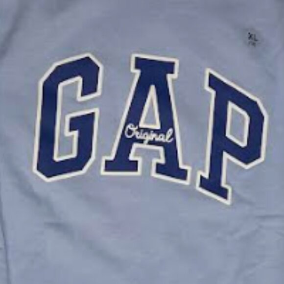 GAP Kids X Large (12) original sweatshirt light blue NEW - Picture 3 of 3